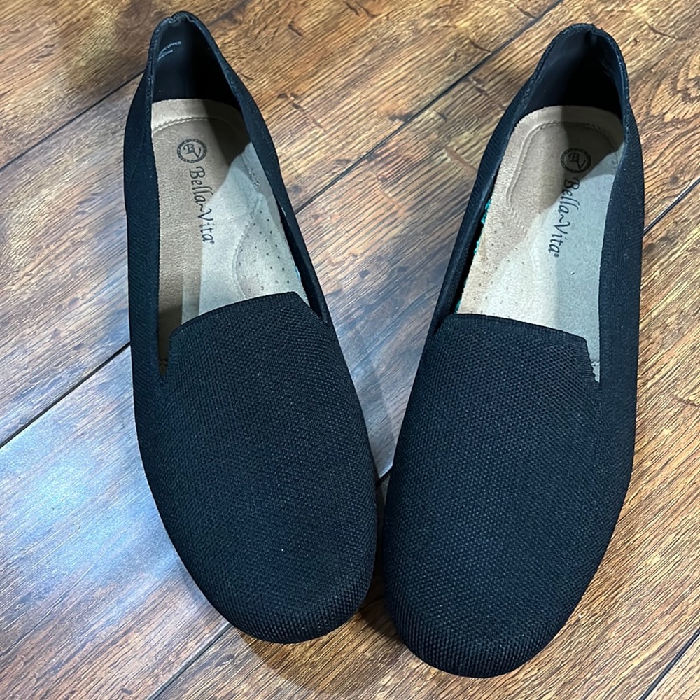 BLACK LOAFERS 👞 SIZE 12W!